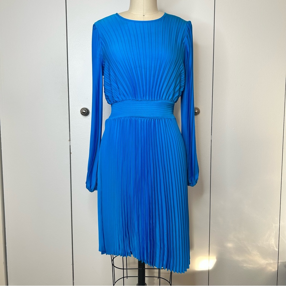 Express Asymmetrical Pleated Dress